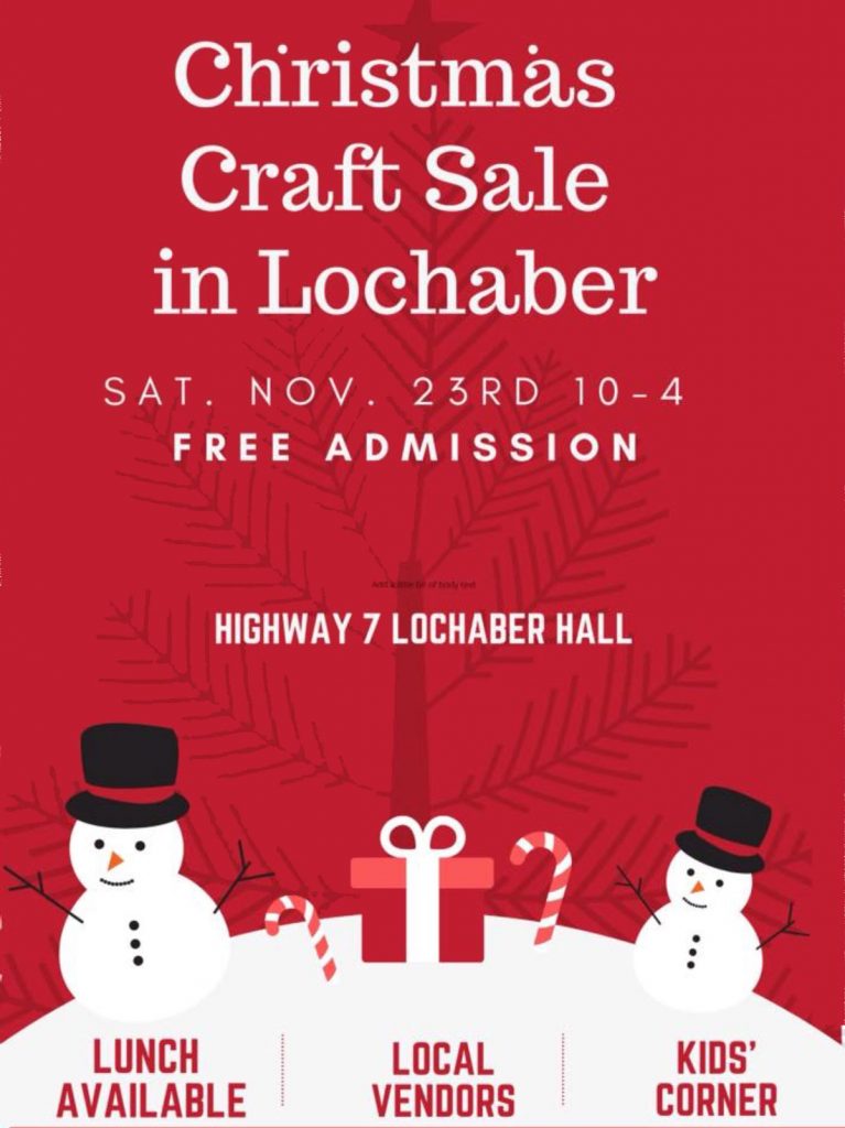 Lochaber - Christmas Craft Sale 2019
